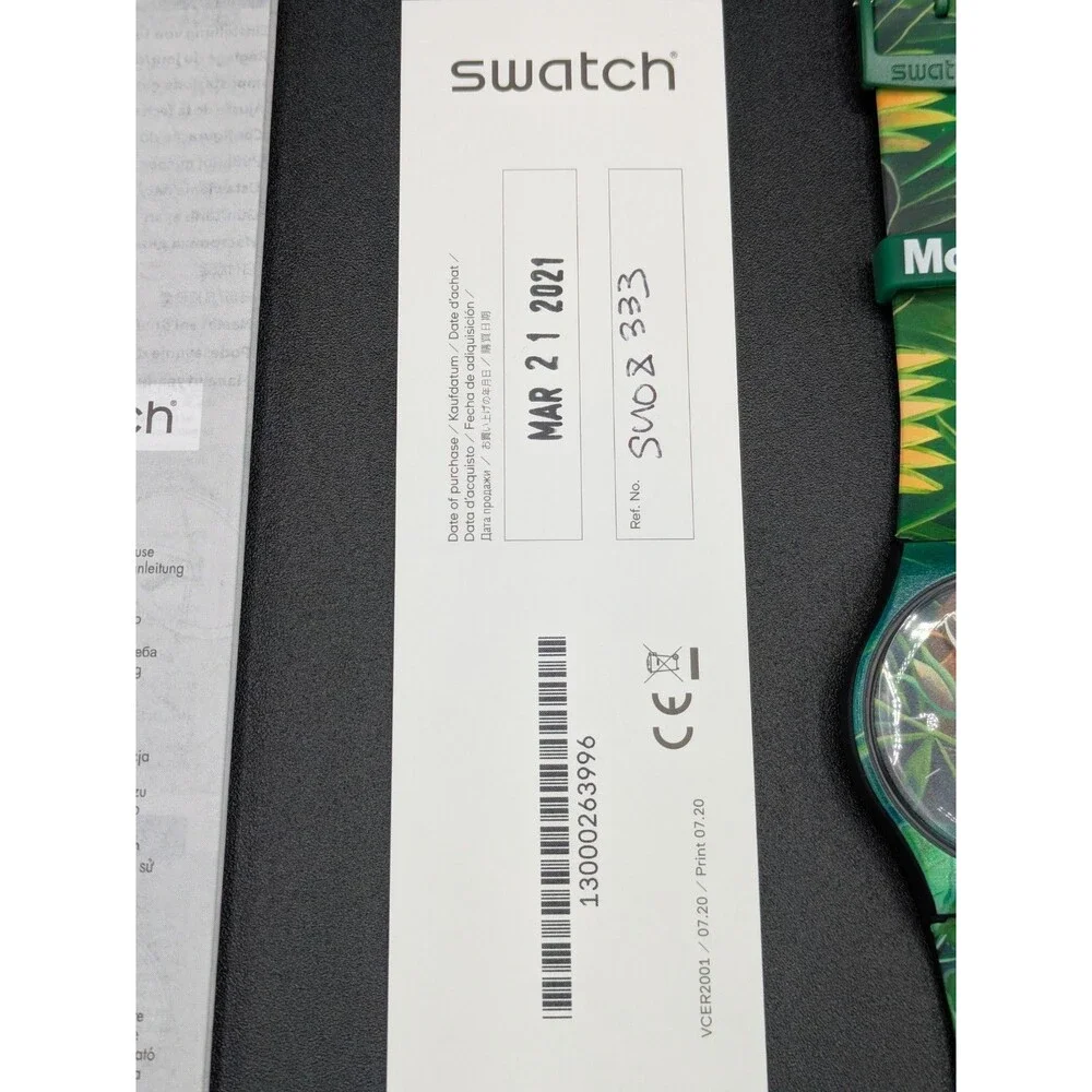 Swatch Arts THE DREAM By Henri Rousseau Silicone Swiss Watch 41mm SUOZ333 New